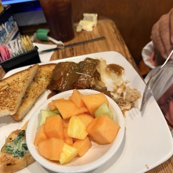 R.T. O'Sullivans - Meatloaf and fruit with toast. - Irish Near Me - Mesa, Arizona
