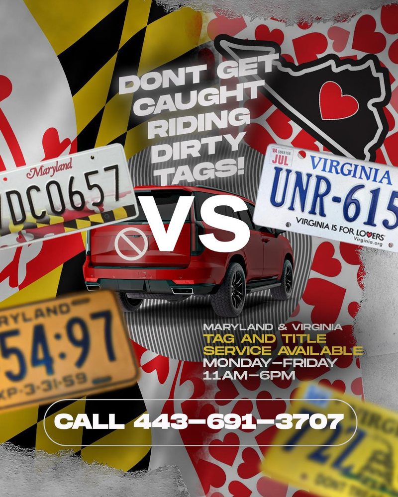 EMPIRE TAG AND TITLE Updated September 2024 Request Information 5406 Reisterstown Rd