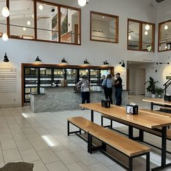 Maine Beer - Trendy tap room with many seating options.