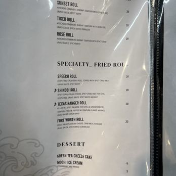 Kai Sushi - Dessert Menu - Sushi Bars Near Me - Fort Worth, Texas Kai Sushi - Dessert Menu - Sushi Bars Near Me - Fort Worth, Texas