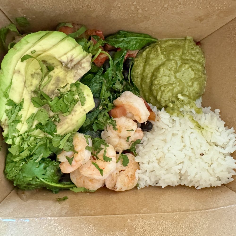 Humbowl - Vera Cruz with Shrimp and Jasmine Rice sub for Brown Rice. That was hella good as we say. - Vegan Near Me - San Rafael, California Humbowl - Vera Cruz with Shrimp and Jasmine Rice sub for Brown Rice. That was hella good as we say. - Vegan Near Me - San Rafael, California