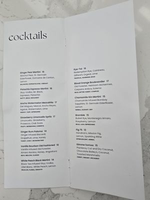 Menu photo 1 Upper Bar Milwaukee, WI Menu photo 1 Upper Bar Milwaukee, WI