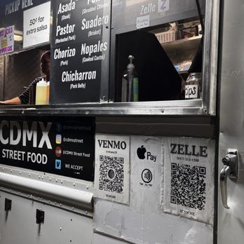 CDMX Street Food - Venmo, zelle, apple pay, tap to pay on credit cards and debit cards! - Food Trucks Near Me - Costa Mesa, California CDMX Street Food - Venmo, zelle, apple pay, tap to pay on credit cards and debit cards! - Food Trucks Near Me - Costa Mesa, California