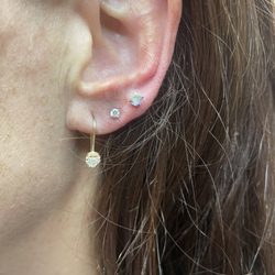 The Dark Heart Tattoo Shop - Third piercing done by Pam.