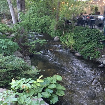 Thai Pepper - The creek that runs next to the restaurant - Thai Near Me - Ashland, Oregon