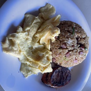 Pancakes & Waffles - Fried Rice Special with Portuguese Sausage + Scrambled Eggs - Breakfast & Brunch Near Me - Honolulu, Hawaii Pancakes & Waffles - Fried Rice Special with Portuguese Sausage + Scrambled Eggs - Breakfast & Brunch Near Me - Honolulu, Hawaii