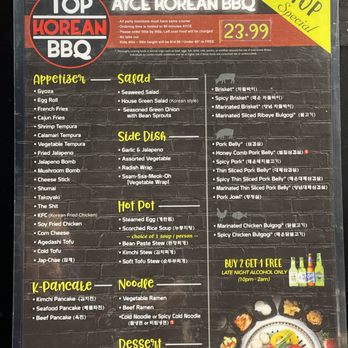 Top Korean BBQ - Top Special Menu $23.99 - Korean Near Me - Henderson, Nevada Top Korean BBQ - Top Special Menu $23.99 - Korean Near Me - Henderson, Nevada