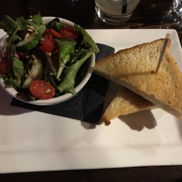 Grilled cheese with salad ($8)