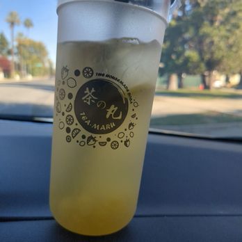 Tea Maru - Honey lemon tea with mango boba.  The boba was like in the fridge for overnight.  No mango taste at all.   It's bad, forget about it. - Bubble Tea Near Me - San Gabriel, California