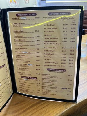 Menu photo 3 Bombay Biryanis Tucker, GA