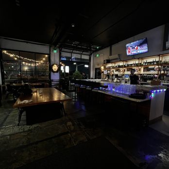 2145 Eats - Inside the bar from the patio looking in - Pizza Near Me - Costa Mesa, California