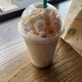 Starbucks - Caramel crunch frappe with extra shot - Coffee & Tea Near Me - Portage, Indiana
