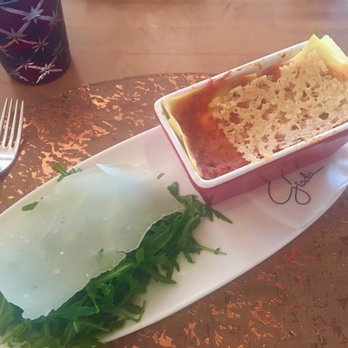 GIADA - Lasagna with arugula salad - Italian Near Me - Las Vegas, Nevada