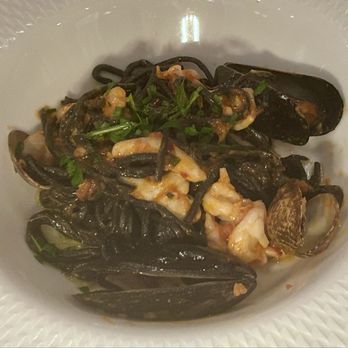 Tutti Bene - black square spaghetti - Italian Near Me - Bozeman, Montana