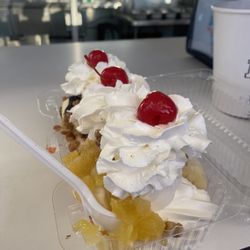 Soc's Ice Cream - Banana Split Sundae