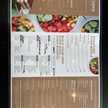 YUMI Sushi Tea & Sake - Menu - Sushi Bars Near Me - High Point, North Carolina