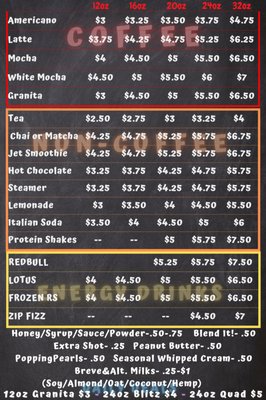 Menu photo 8 Daily Dose Coffee Spokane, WA Menu photo 8 Daily Dose Coffee Spokane, WA