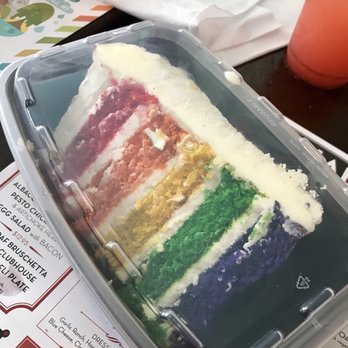 Barnaby's Cafe - Rainbow Cake - American Near Me - Houston, Texas