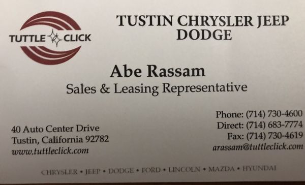TUTTLE-CLICK TUSTIN CHRYSLER JEEP DODGE RAM - SERVICE - Updated ...