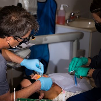 Homestead Dental - Dr. Schope with patient - General Dentistry Near Me - Centennial, Colorado Homestead Dental - Dr. Schope with patient - General Dentistry Near Me - Centennial, Colorado