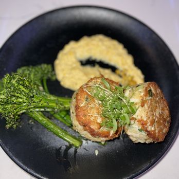 BLK SWAN - Crab Cake Entree - New American Near Me - Baltimore, Maryland