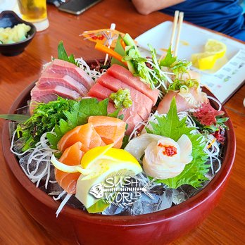 Sushi World - Sashimi Sampler - Sushi Bars Near Me - Cypress, California Sushi World - Sashimi Sampler - Sushi Bars Near Me - Cypress, California