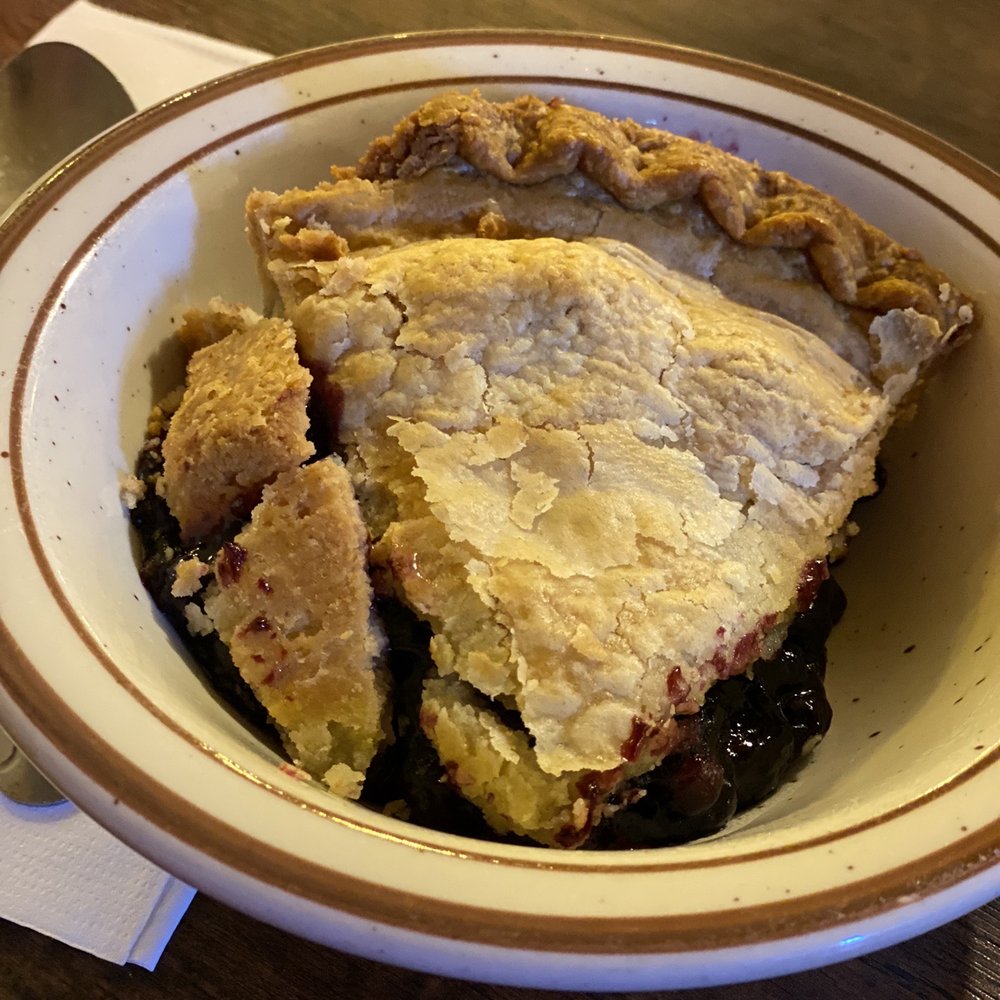Wagon Wheel Restaurant - Blueberry pie freshly baked - buttery crust! - American Near Me - Needles, California Wagon Wheel Restaurant - Blueberry pie freshly baked - buttery crust! - American Near Me - Needles, California