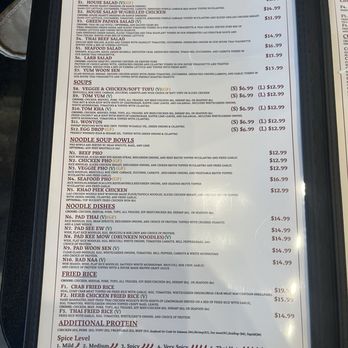 Sunny Thai - Menu - Thai Near Me - Cedar Hill, Texas