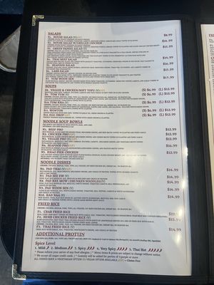 Menu photo 6 Sunny Thai Cedar Hill, TX