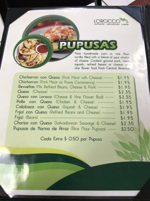 Menu photo 7 Loroccos Restaurant Palmdale, CA