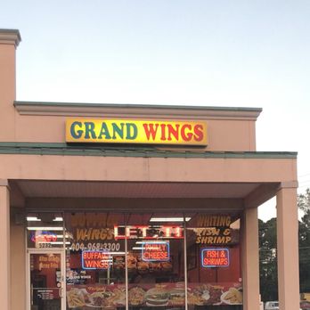 Grand Wings - the front of the restaurant - Chicken Wings Near Me - Lake City, Georgia