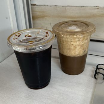 Mirror Tea & Sake House - Cold brew and banana milk hojicha - Cafes Near Me - Brooklyn, New York Mirror Tea & Sake House - Cold brew and banana milk hojicha - Cafes Near Me - Brooklyn, New York