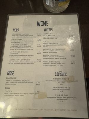Menu photo 3 The Outpost American Tavern Baltimore, MD