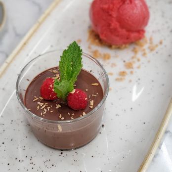 Heavenly Desserts - a chocolate dessert with raspberries - Desserts Near Me - Mississauga, Ontario