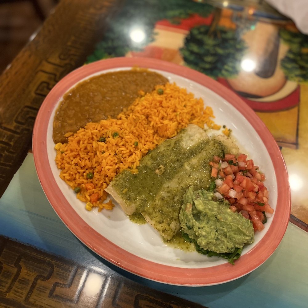 Villa Maya - Spinach Enchilada (no cheese or sour cream, vegan) - Tex-Mex Near Me - Rockville, Maryland Villa Maya - Spinach Enchilada (no cheese or sour cream, vegan) - Tex-Mex Near Me - Rockville, Maryland