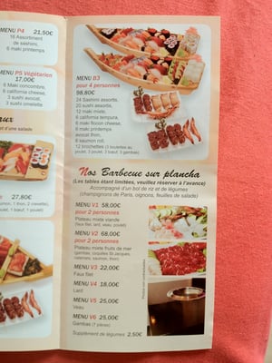 Menu photo 3 Wasabi Arlon, WLX