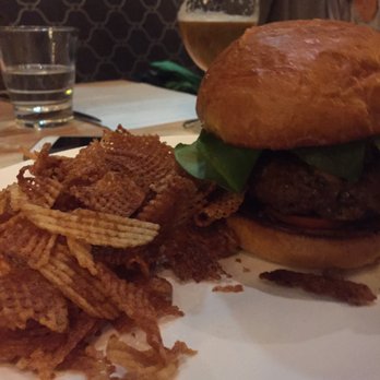 Briar Common Brewery + Eatery - The burger is half beef, half bacon! It's a must! - New American Near Me - Denver, Colorado Briar Common Brewery + Eatery - The burger is half beef, half bacon! It's a must! - New American Near Me - Denver, Colorado