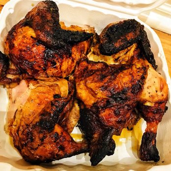 Chicken + Whiskey - Whole Peruvian Chicken -- Cut in Quarters!  Can we say Juicesaaayy!....Thumbs Up!! - Venezuelan Near Me - Washington, DC, District of Columbia