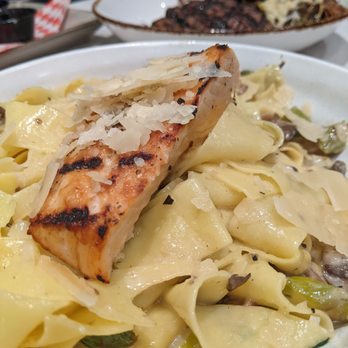 Barnwood - Manteca - Wild Mushroom Pappardelle with grilled Salmon- $23 (IG: thefoodhigh). Skip the $6 salmon. - Barbeque Near Me - Manteca, California Barnwood - Manteca - Wild Mushroom Pappardelle with grilled Salmon- $23 (IG: thefoodhigh). Skip the $6 salmon. - Barbeque Near Me - Manteca, California