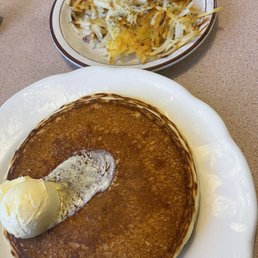 Pancakes and Hashbrowns Pancakes and Hashbrowns
