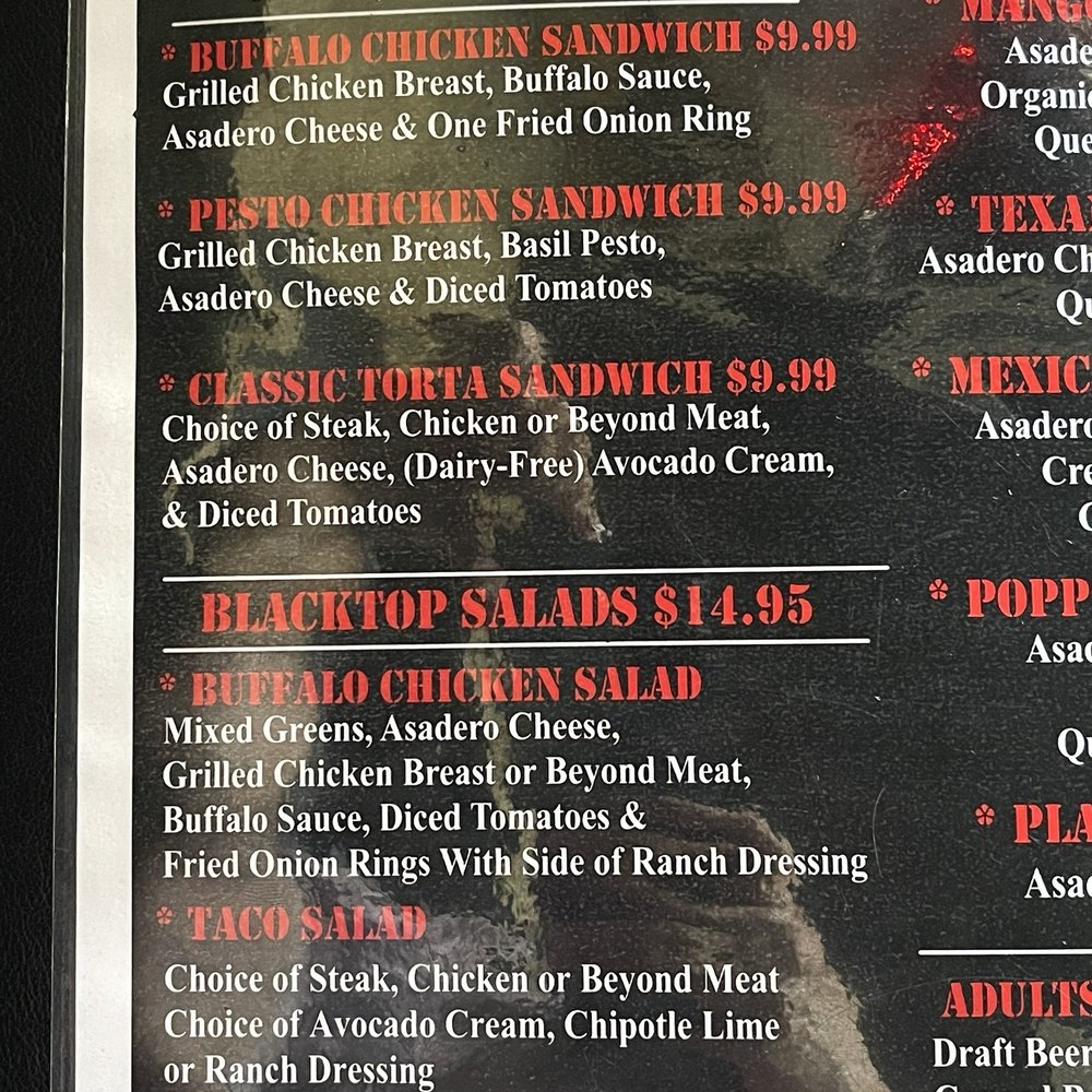 The Blacktop Grill - Menu - Hot Dogs Near Me - Tucson, Arizona The Blacktop Grill - Menu - Hot Dogs Near Me - Tucson, Arizona