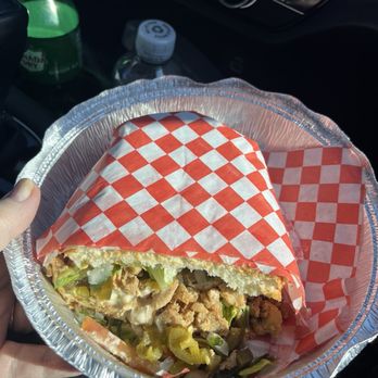 Potato King - Half a chicken Torta! You will only need half to be full. - Food Trucks Near Me - North Richland Hills, Texas Potato King - Half a chicken Torta! You will only need half to be full. - Food Trucks Near Me - North Richland Hills, Texas