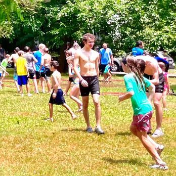 Umoja Park - Umoja Park -- July 4th firehose fight, 2024 - Parks Near Me - Swarthmore, Pennsylvania