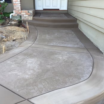 A P Concrete - Entryway path and steps - Masonry/Concrete Near Me