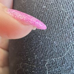 K & C Nails Spa - My natural nail very visible shortly after my appointment