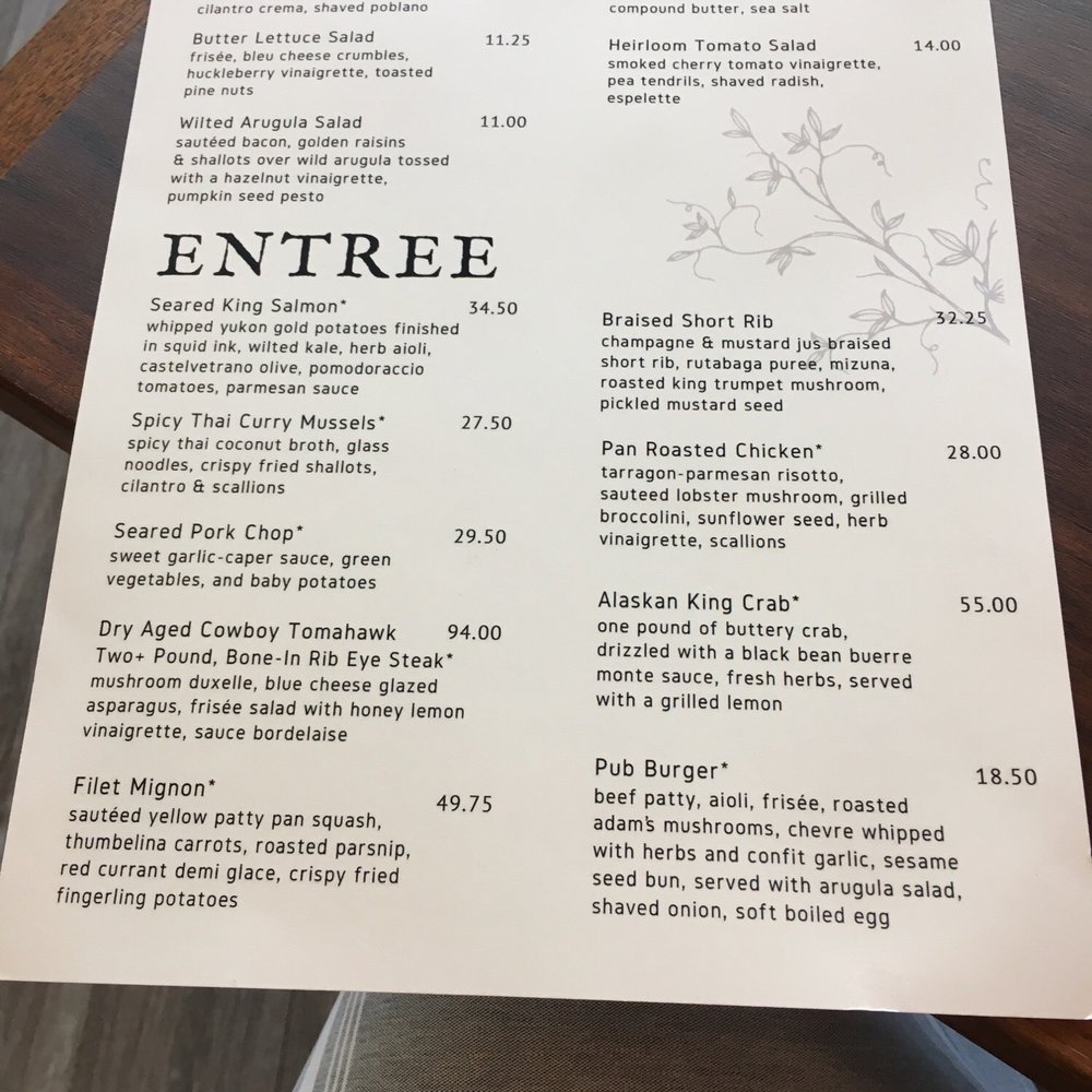 Brix 25 - Entree - New American Near Me - Gig Harbor, Washington