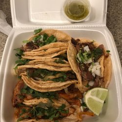 Portales Restaurant - Chicken, steak and carnita tacos.