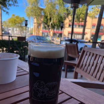 Desert Monks Brewing - Black ipa on the patio - Breweries Near Me - Gilbert, Arizona
