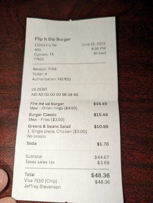 Menu photo 3 Flip N Dip Burger Cypress, TX