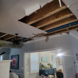 Before ceiling repairs